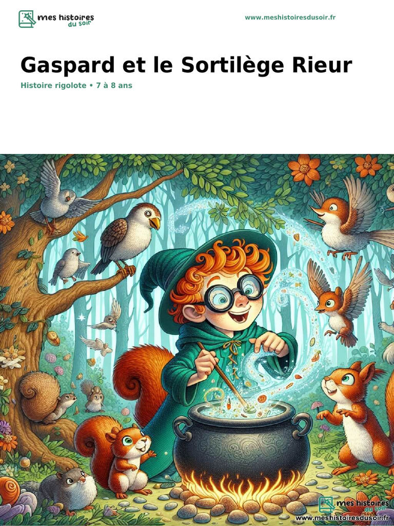 Gaspard et le Sortilège Hilarant | PDF