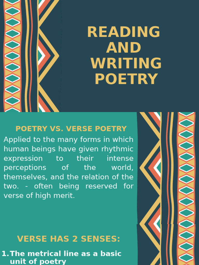 Understanding Poetry and Its Forms | PDF | Poetry | Metre (Poetry)