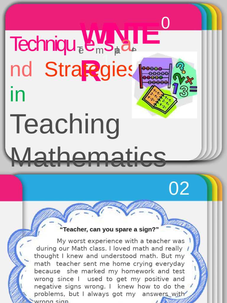 Effective Strategies for Teaching Math | PDF | Learning | Hypothesis