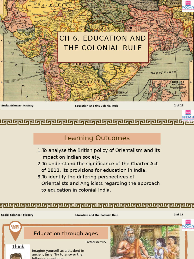 Education Under Colonial Rule in India | PDF | Orientalism