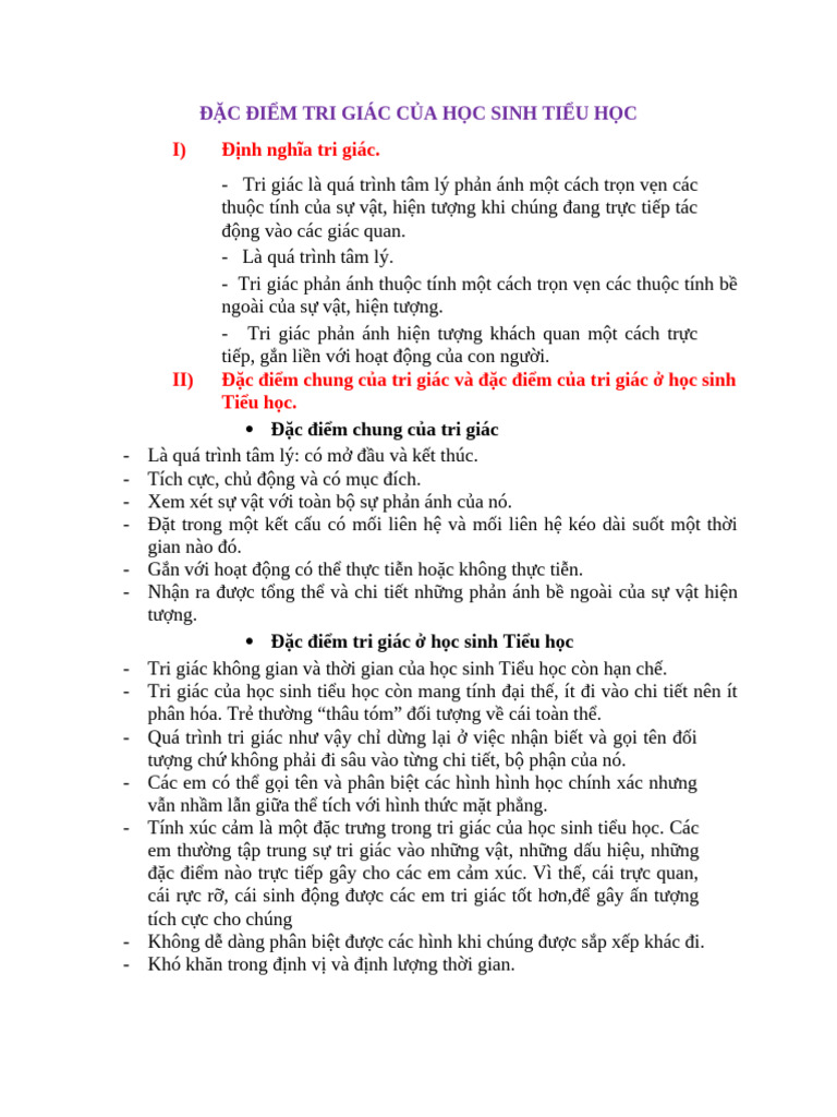 Tri Giác | PDF