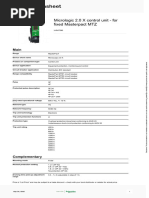 MasterPact MTZ2 20H1 Circuit Breaker | PDF | Alternating Current | Ac Power