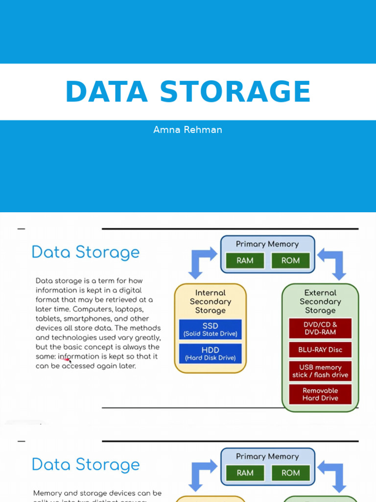 Data Storage | PDF