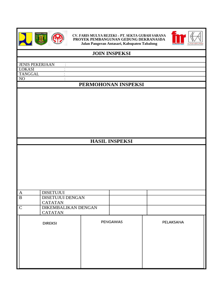 Join Inspeksi | PDF
