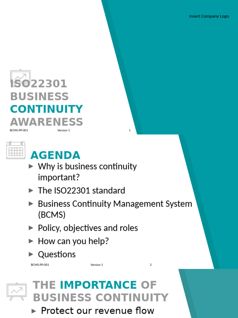 ISO 22301 Business Continuity Overview | PDF