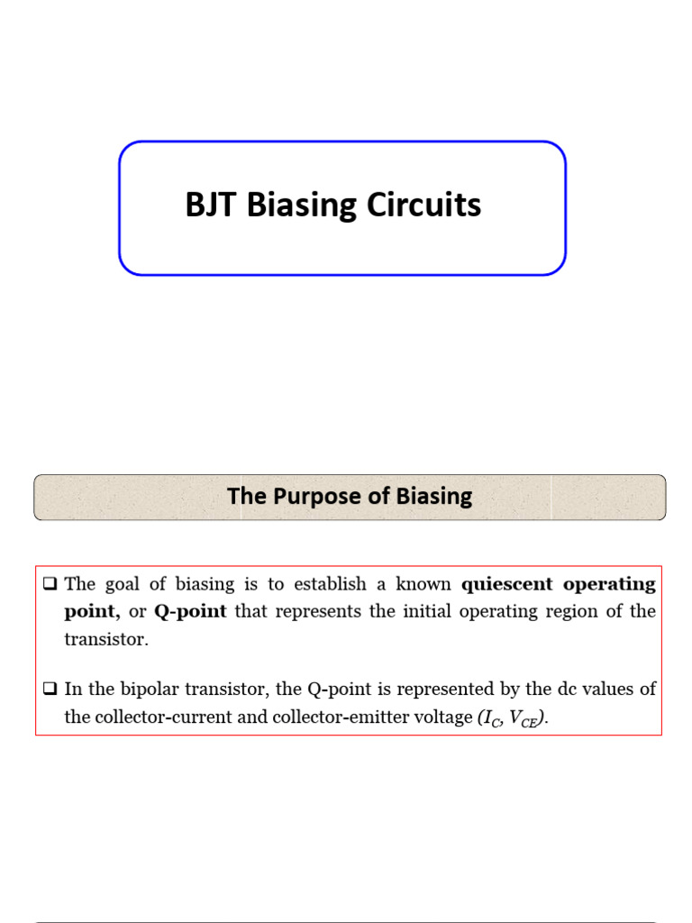 Lect 5 | PDF | Bipolar Junction Transistor | Electrical Engineering