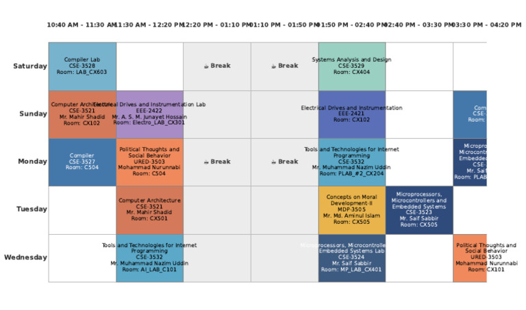 CSE 3521 Computer Architecture Schedule | PDF | Electrical Engineering ...