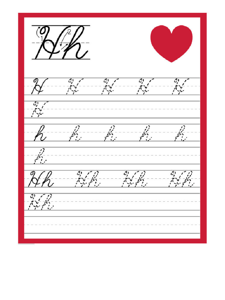 Cursive Letter | PDF