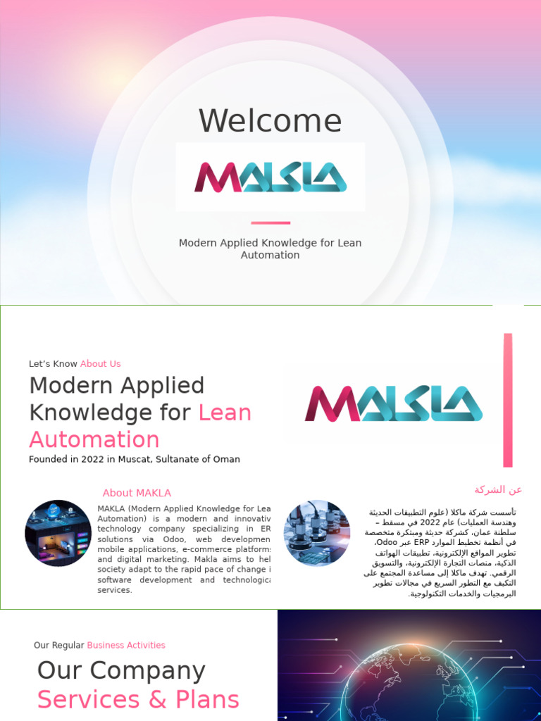 Makla Presentation | PDF | Enterprise Resource Planning | Web Development