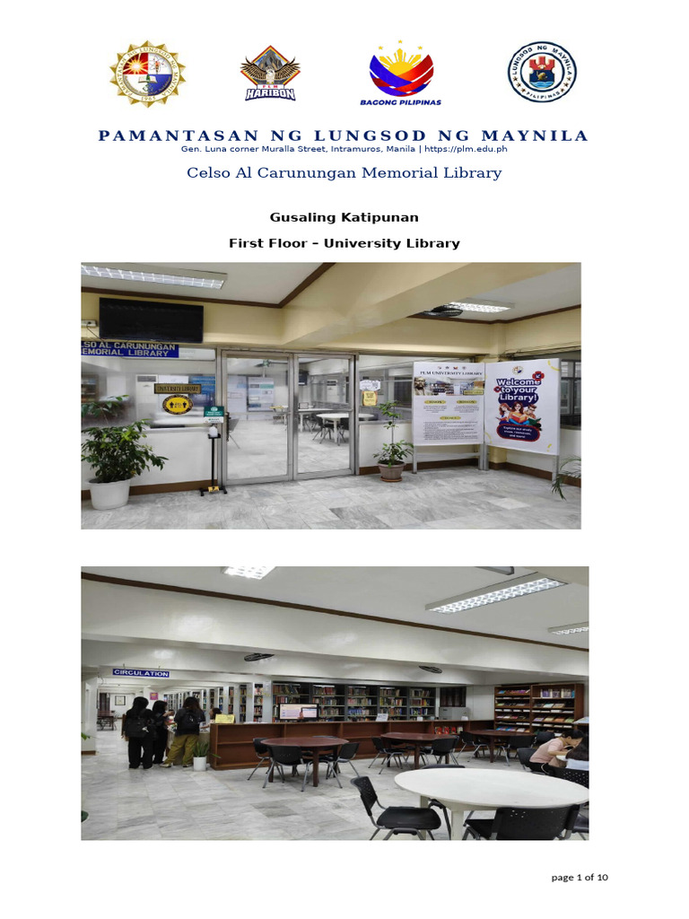 PLM Library Facilities Overview | PDF