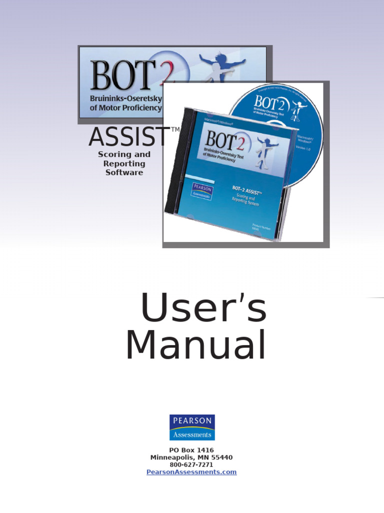 BOT-2 ASSIST Software User Manual | PDF | License | Legal Remedy