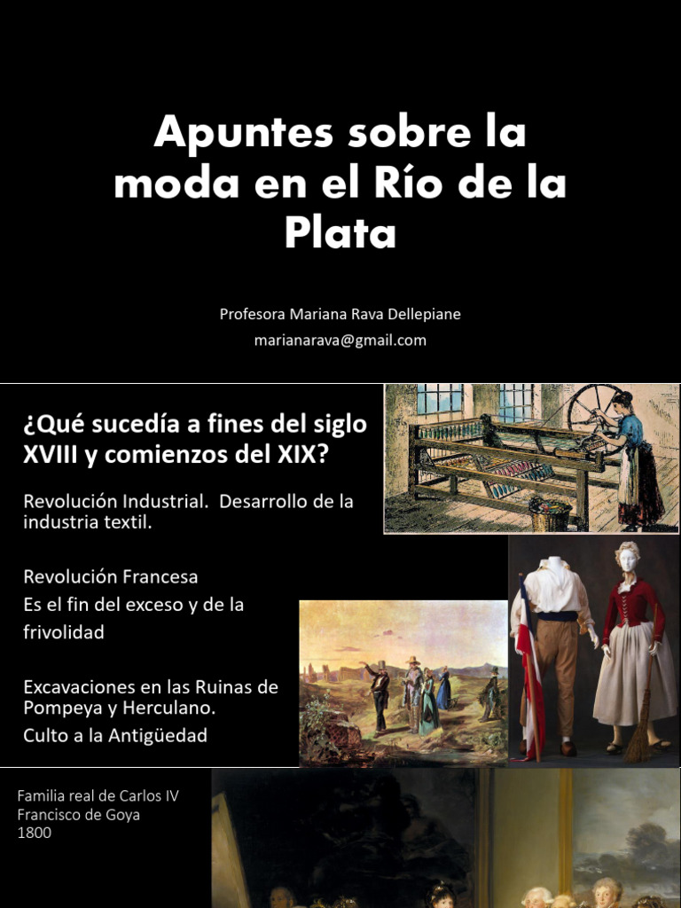 Moda en el Río de la Plata: Siglo XVIII-XIX | PDF | Ropa | Moda