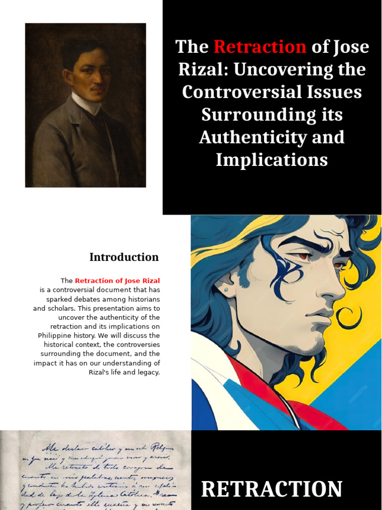 Jose Rizal's Retraction Controversy Explained | PDF