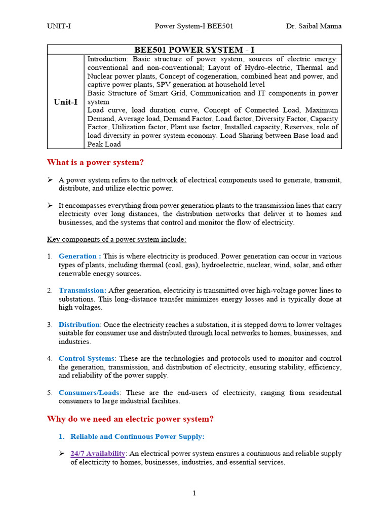 Overview of Power System Components | PDF | Cogeneration | Boiler