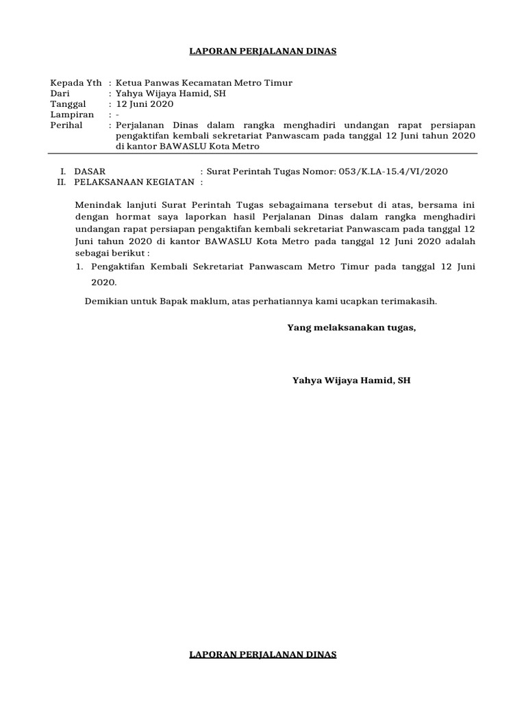 Perjadin Kasek Dan PUMK | PDF
