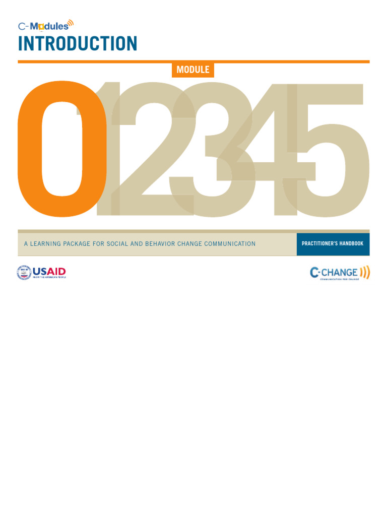 SBCC 0 Introduction - Usaid 2012 | PDF | Communication | Attitude ...