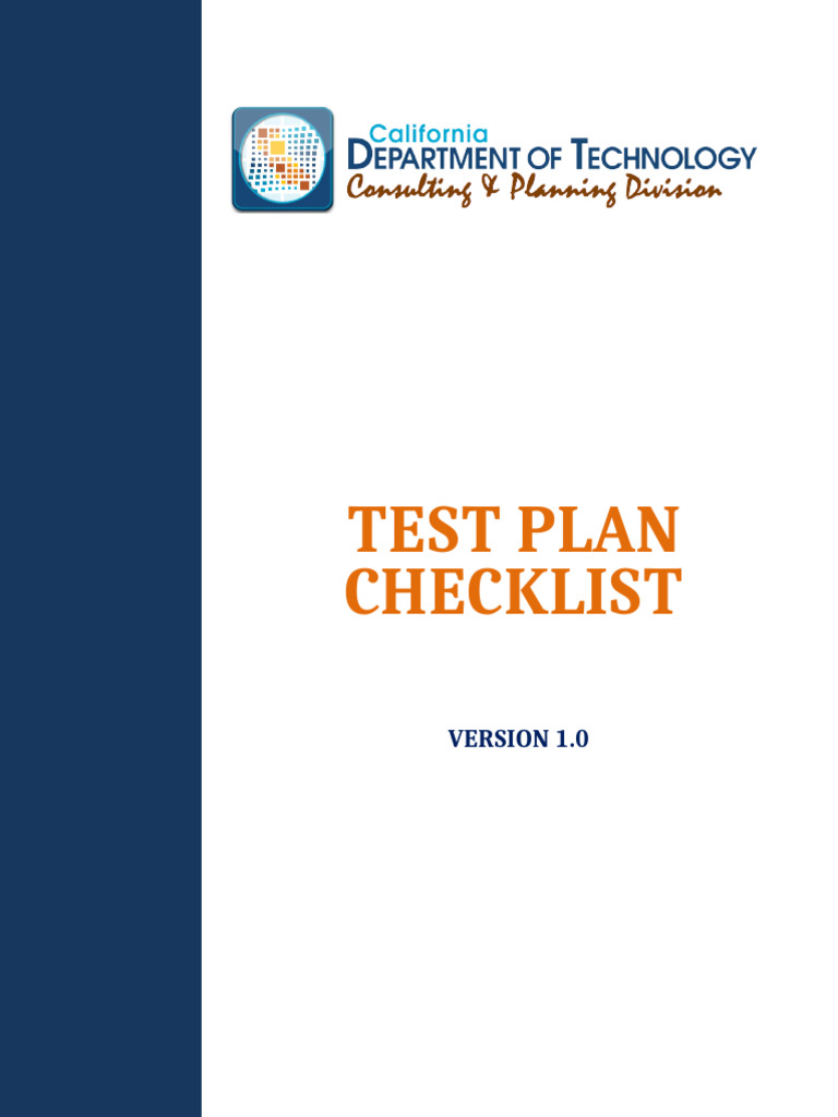 Test Plan Checklist | PDF | Software Testing | Databases