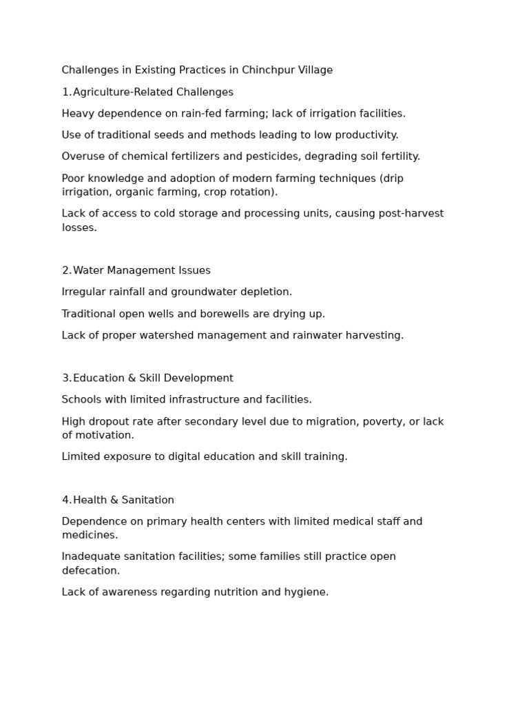 Challanges in Existing Practices | PDF
