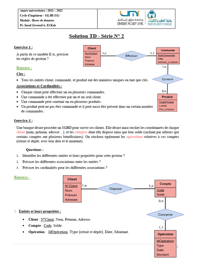Gestion des bases de données et normalisation | PDF | Logiciel de ...