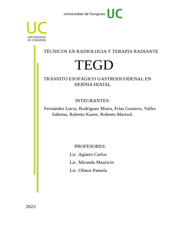 Tegd Tesina | PDF | Intestino grueso | Tracto gastrointestinal