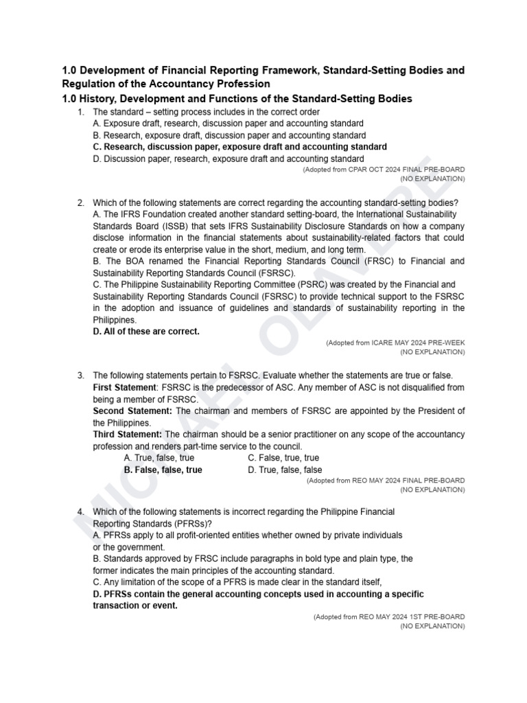 CPA Guide to Financial Reporting Standards | PDF | International ...