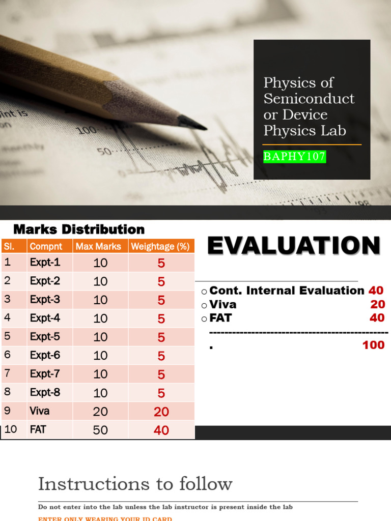 Semiconductor Device Physics Lab Guide | PDF | Measurement | Physics