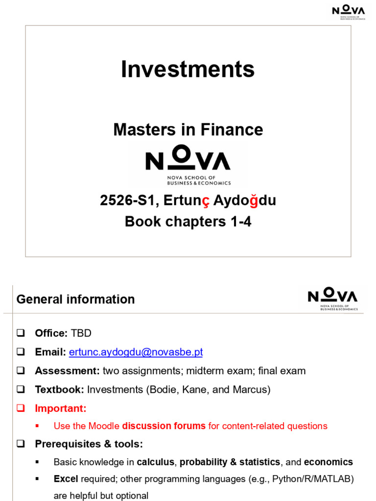 Investment Industry Overview and Concepts | PDF | Present Value | Bonds ...