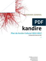 KANDIRE, Plan Acción Cultural 2012-2017