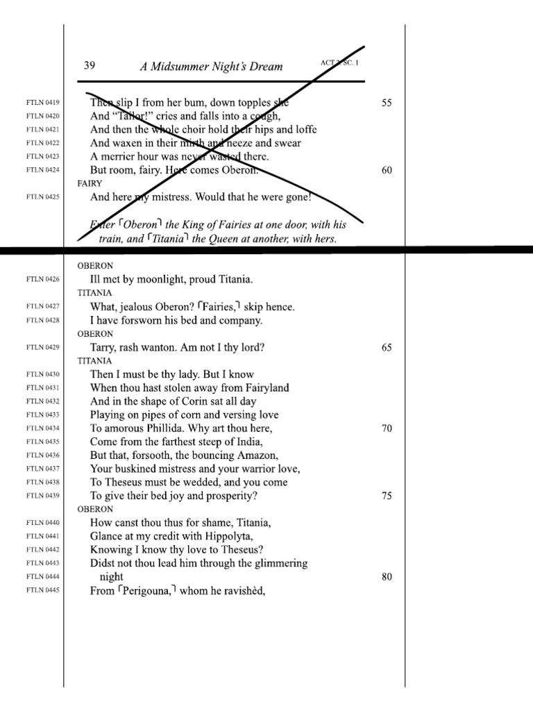 Midsummer Script Important Side | PDF
