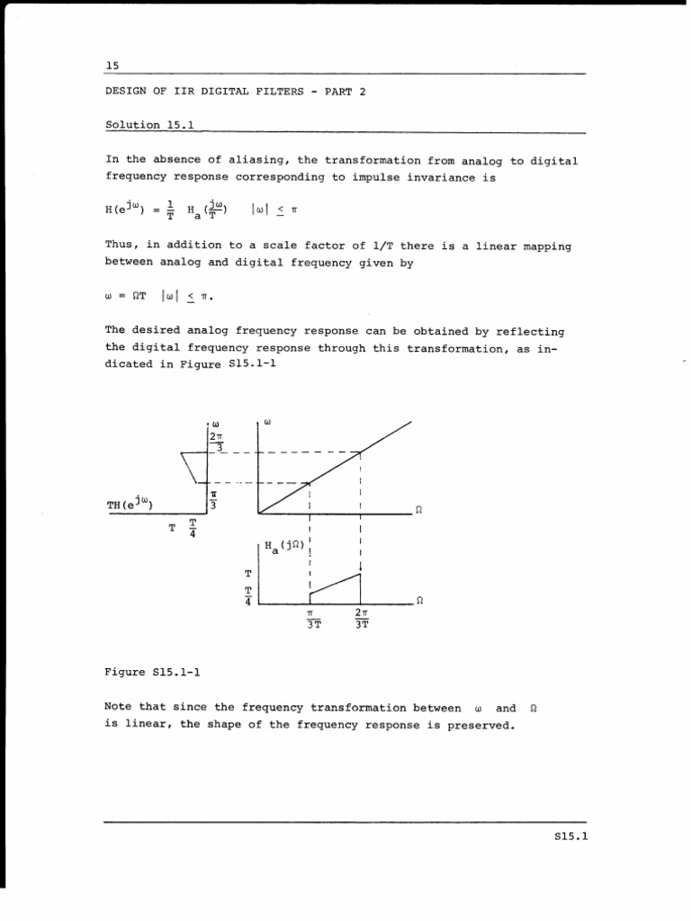 IIR Digital Filter Design Techniques | PDF | Low Pass Filter ...