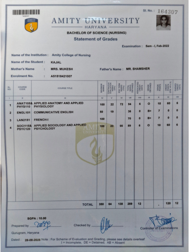 BSc. Nursing Documents | PDF