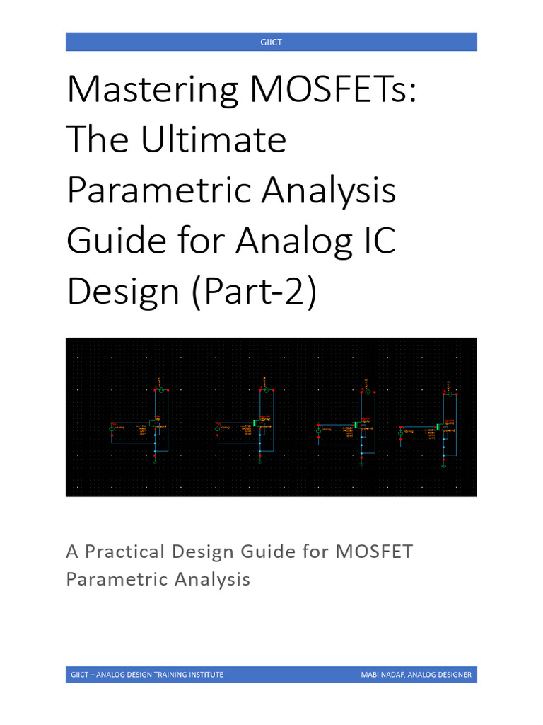MOSFET Parametric Analysis Guide | PDF | Mosfet | Amplifier