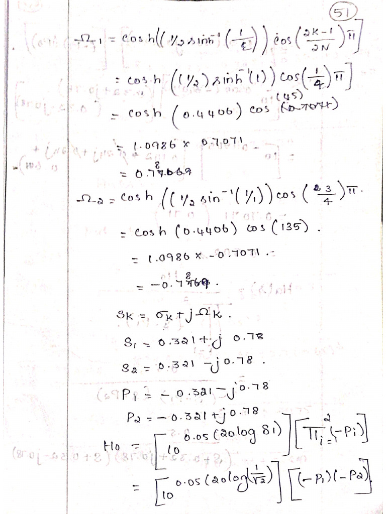 Chebyshev Filter Pdf