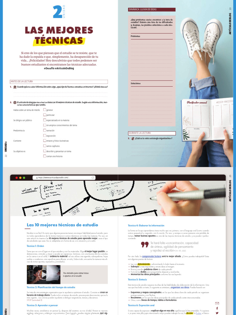 Mejores técnicas de estudio efectivas | PDF | Habilidades de estudio | Blog