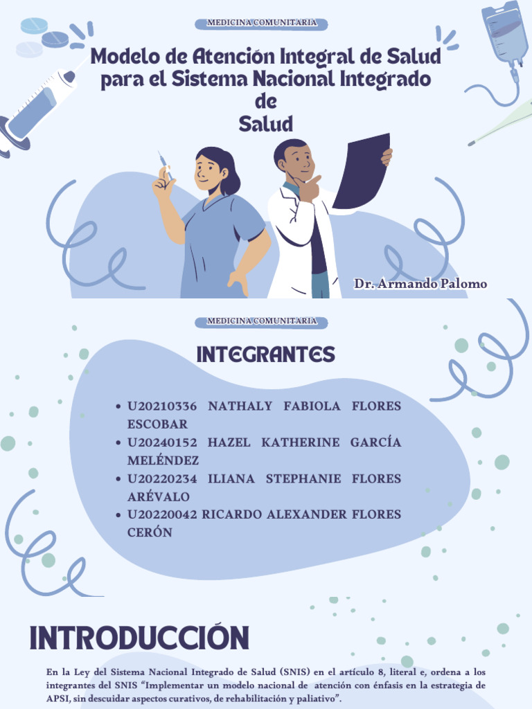 Modelo de Atención Integral de Salud SV PDF | PDF | Cuidado de la salud