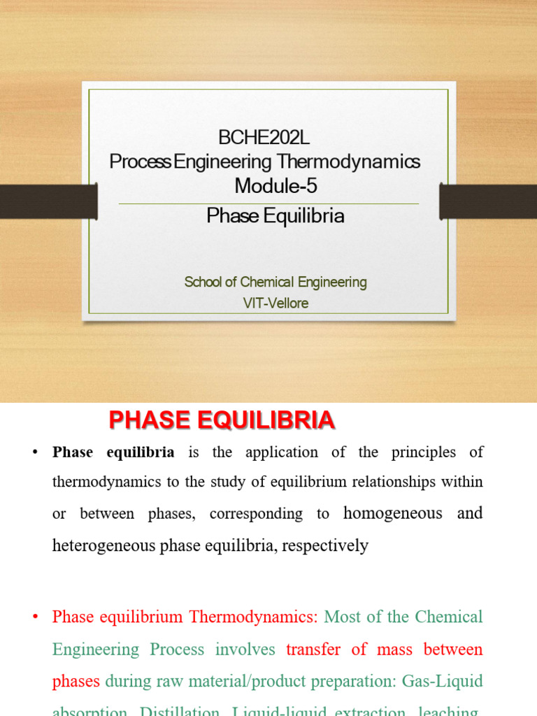 Phase Equilibria in Chemical Engineering | PDF | Gibbs Free Energy ...