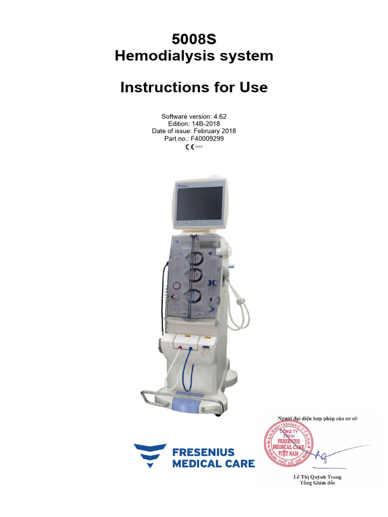 Ifu 2018 - en | PDF | Hemodialysis