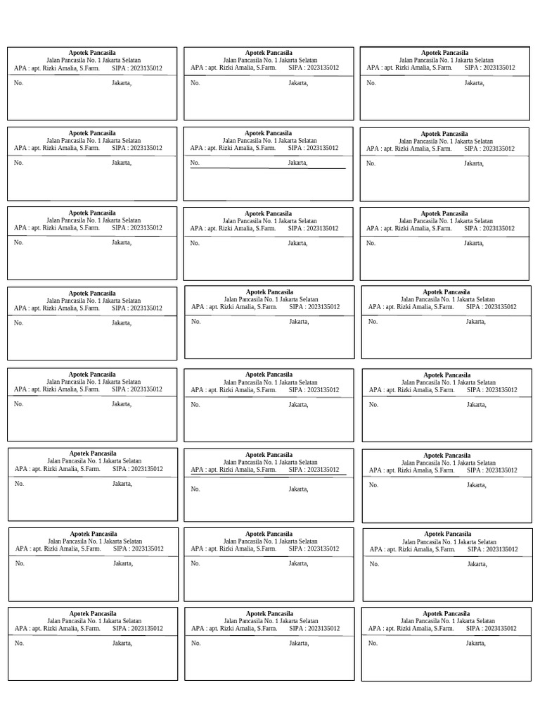 RizkiA Label Etiket | PDF | Politics Of Indonesia | Indonesia