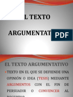 La Argumentación