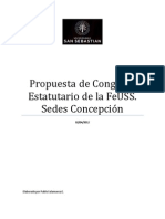 Propuesta Congreso Estatutario de FeUSS