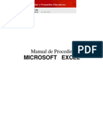 Manual de Procedimientos Excel