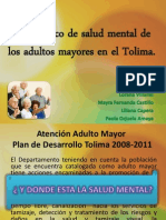 Diagnostico de Salud Mental de Los Adultos Mayores