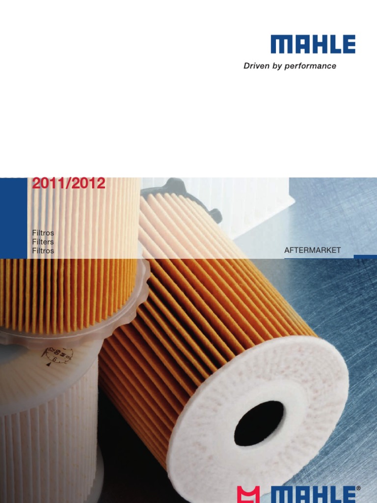 Mahle Metal Leve Catálogo Filtros 2011/2012 | PDF | Science