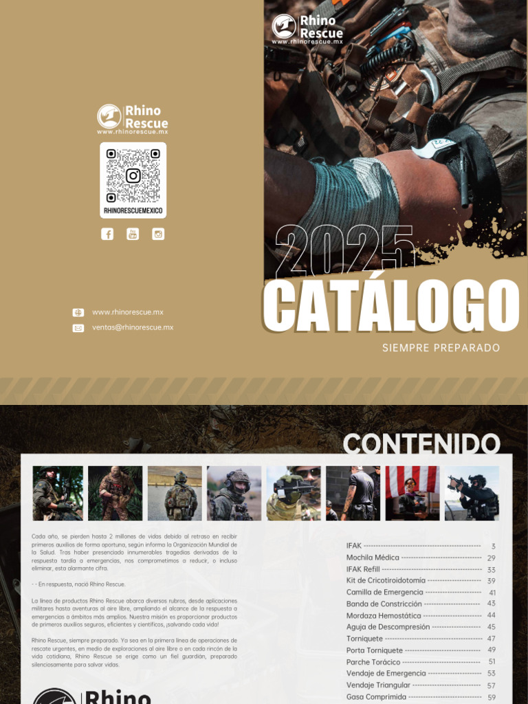 Catálogo Rhino Rescue 2025 | PDF | Emergencias Médicas