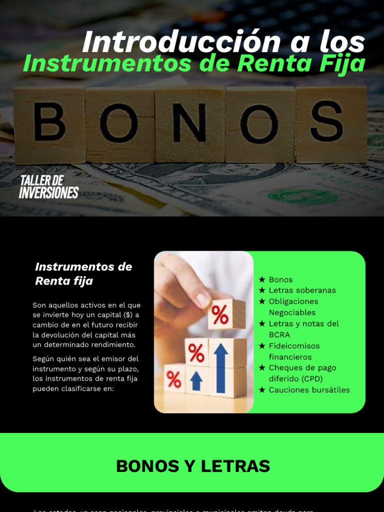Guía de Instrumentos de Renta Fija | PDF | Renta Fija | Economias