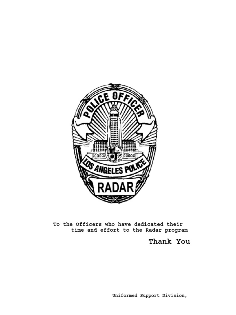 01_21_2001_TSB_OSO_Traffic-Radar-Handbook | PDF | Doppler Effect | Radar