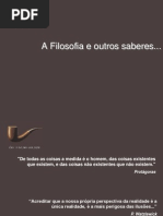 A Filosofia e Outros Saberes