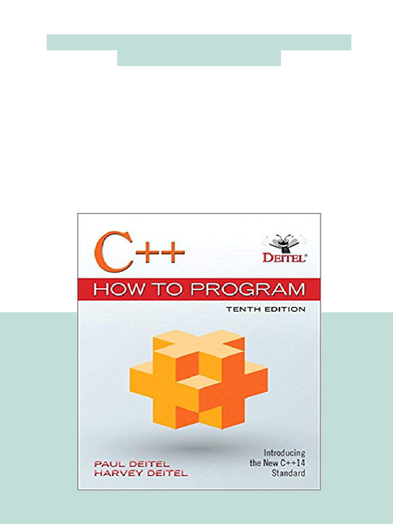 Solution Manual for C++ How to Program 10th by Deitel download full ...
