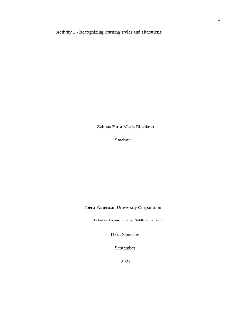 Activity 1 | PDF