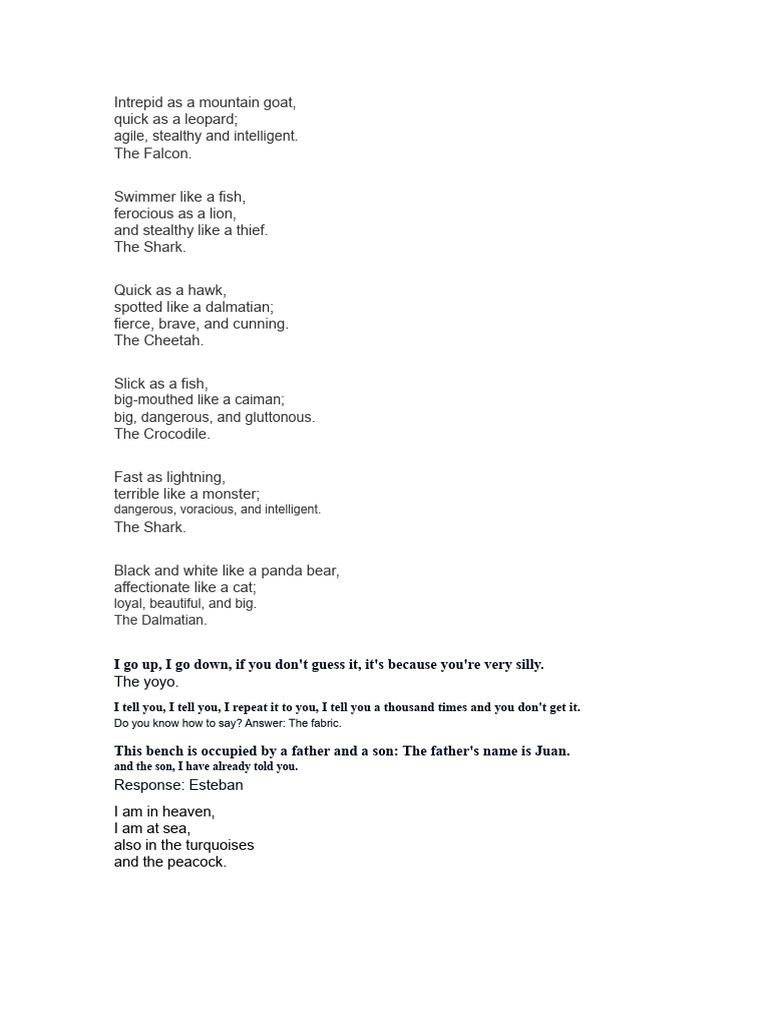 Riddles | PDF